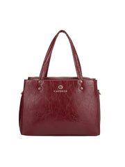 Caprese Geneva Medium Cherry Lacquer
 Satchel