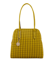 Caprese Havana Large Pastel Yellow Satchel Bag