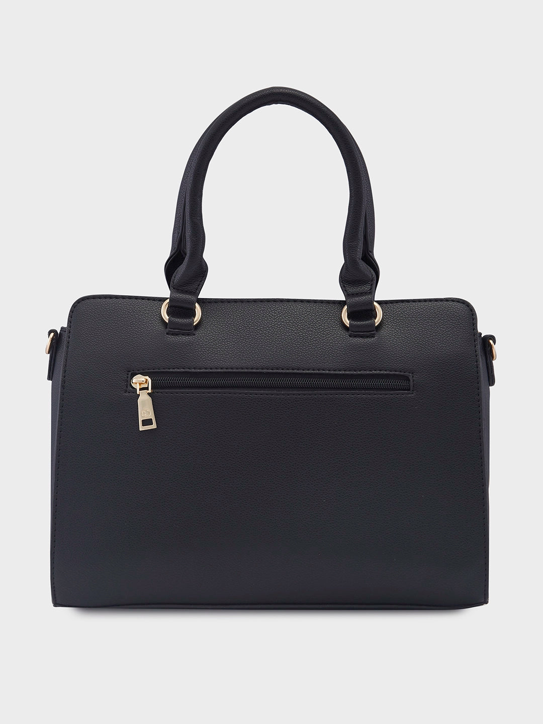 Buy Caprese Jackie Medium Black Satchel Bag @ 3299 | Caprese Bags