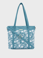 Caprese Lively Large B Green Satchel Bag