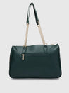 Caprese Maxim Satchel Large Dark Green