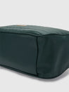 Caprese Maxim Satchel Large Dark Green
