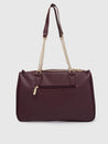 Caprese Maxim Satchel Large Maroon