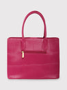 Caprese Mink Satchel Small Women Handbag |Shoulder Bag With Double Handle Fuschia