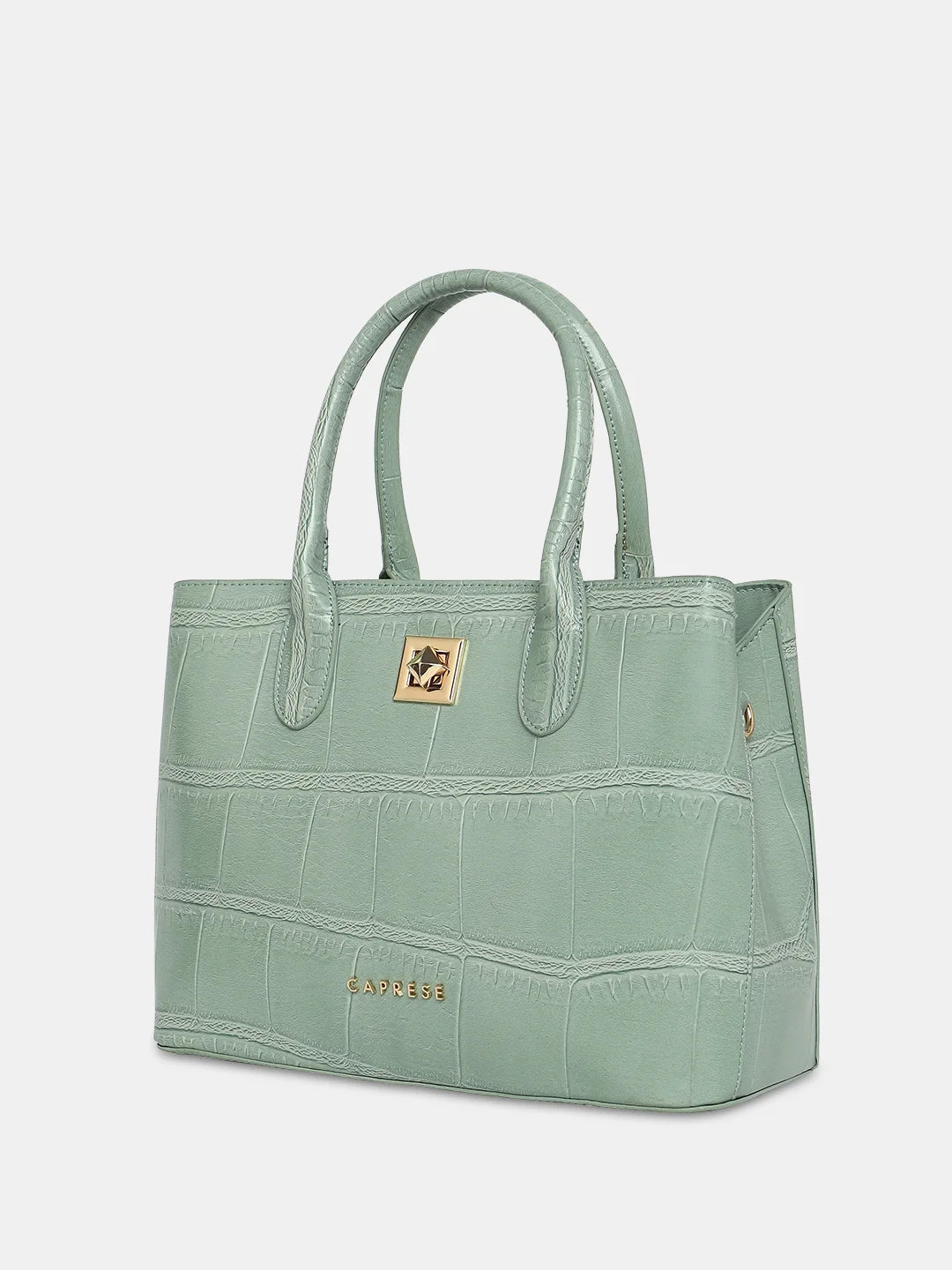 Buy Caprese Mink Satchel Small Women Handbag Shoulder Bag With Double Handle Mint Rs 3499 Caprese Bags