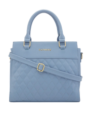 Caprese Myra Medium Blue Satchel Bag