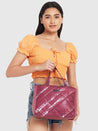Caprese Olive Satchel Medium (E) Maroon