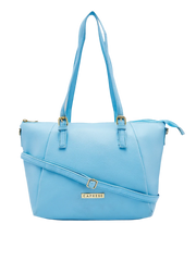 Caprese Opium Medium Blue Satchel Bag