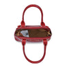 Caprese Disney Inspired Printed Mickey Mouse Collection Satchel Medium Handbag Red