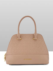 Caprese Rain Small Mocha Mousse Satchel Bag
