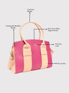 Caprese Ruby Satchel Large Women'S Handbag Magenta