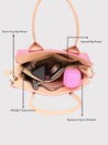 Caprese Ruby Satchel Large Women'S Handbag Magenta