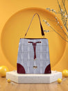 Caprese Remi Satchel Large Grey