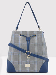 Caprese Remi Large Navy Satchel Bag