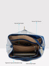 Caprese Remi Satchel Large Navy