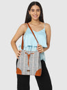 Caprese Remi Satchel Large Tan