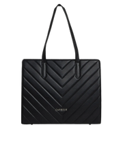 Caprese Riko Large Black Satchel Bag