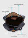 Caprese Rogue Satchel Large Navy