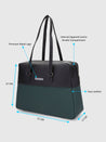 Caprese Rogue Satchel Large Teal