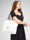Caprese Sandie Satchel Large White