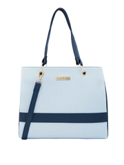 Caprese Seri Small Pale Blue Satchel Bag