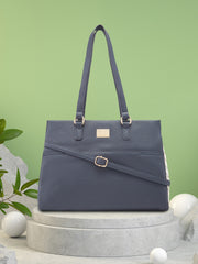 Caprese Shane Large Navy Satchel Bag