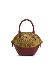 Caprese Siji Tresna Small Red Satchel Bag