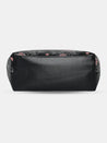Caprese Snow Satchel Large Printed Women'S Handbag Black