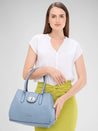Caprese Sabrina Satchel Medium Powder Blue