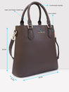 Caprese Tasha Satchel Medium Navy