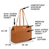 Caprese Tio Satchel Large Brown