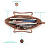 Caprese Tryst Satchel Large Brown