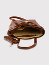 Caprese Treza Satchel Large Tan