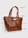Caprese Treza Satchel Large Tan