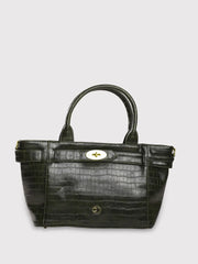 Caprese Treza Medium Olive Satchel Bag