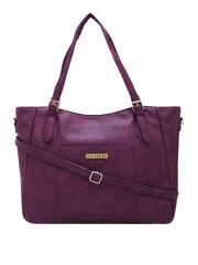 Caprese Vincita Medium Red Satchel Bag