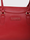 Caprese Vienna Satchel Small Red Solid Women'S Handbag Red