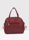 Caprese Westwood Medium Satchel Croco Faux Leather For Women