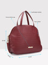 Caprese Westwood Medium Satchel Croco Faux Leather For Women