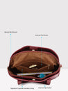 Caprese Westwood Medium Satchel Croco Faux Leather For Women