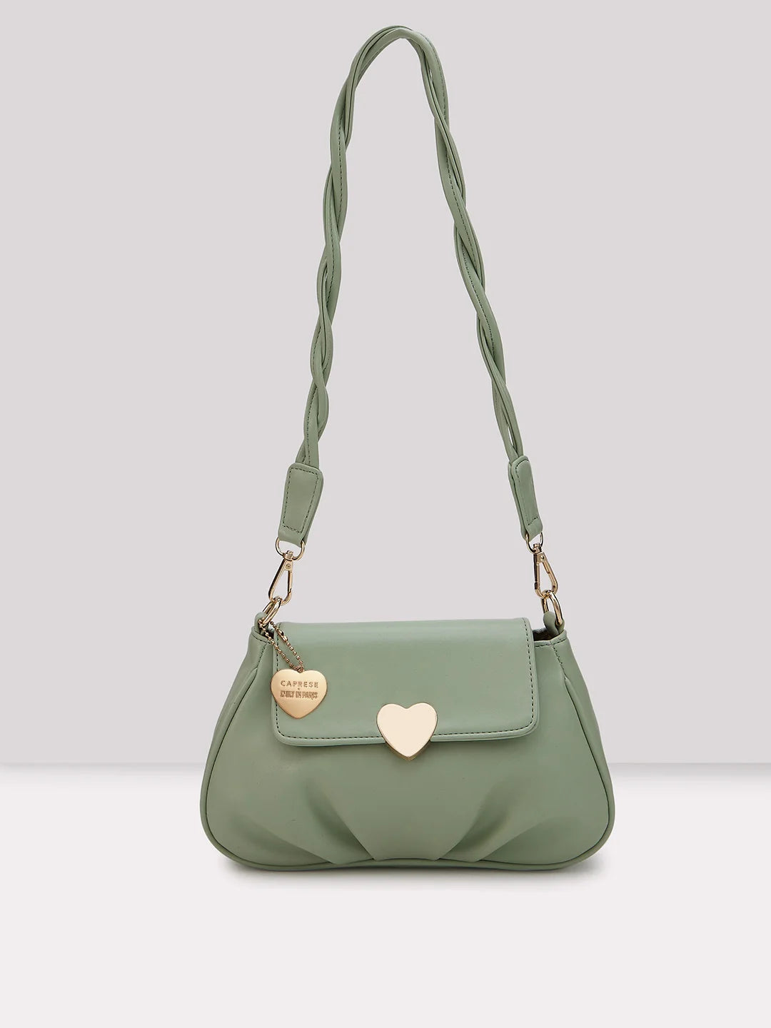 Caprese Emily in Paris Solid Medium Satchel Handbag