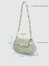 Caprese Yulla Satchel Medium Mint