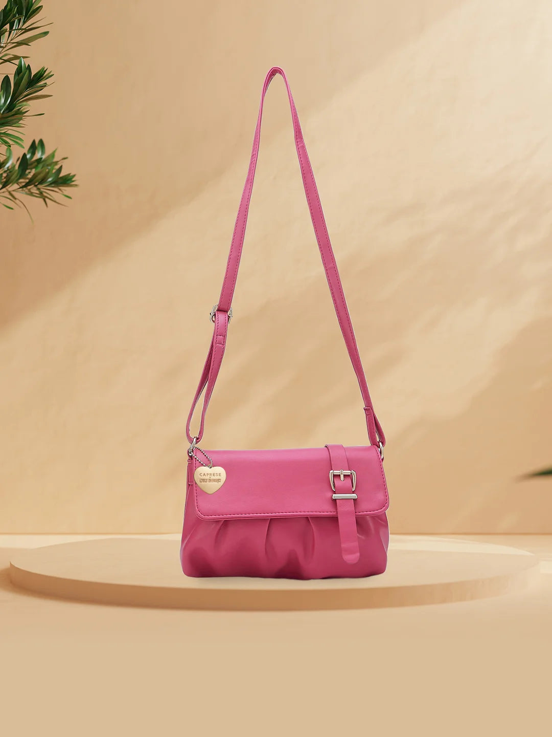 Caprese Emily in Paris Solid Small Sling Handbag