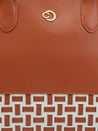 Caprese Zeta Satchel Medium Quilted Women'S Handbag Tan