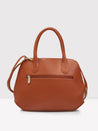 Caprese Zeta Satchel Medium Quilted Women'S Handbag Tan