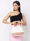 Caprese Zeta Satchel Medium Vanilla