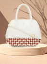 Caprese Zeta Satchel Medium Vanilla