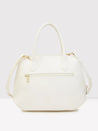 Caprese Zeta Satchel Medium Vanilla