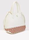 Caprese Zeta Satchel Medium Vanilla