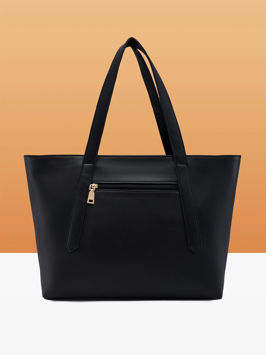 Buy Caprese Aarya Large Black Tote Bag @ 2749 | Caprese Bags